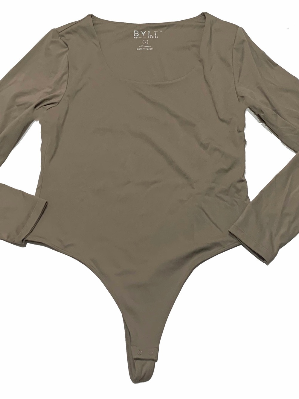 L / BYLT Contour Scoopneck Long Sleeve Bodysuit